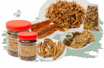 mực rim me đặc sản quảng bình tiệm nhà cua