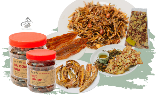 mực rim me đặc sản quảng bình tiệm nhà cua
