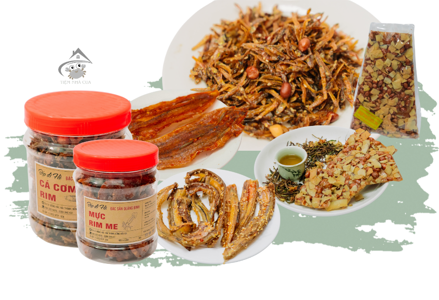 mực rim me đặc sản quảng bình tiệm nhà cua